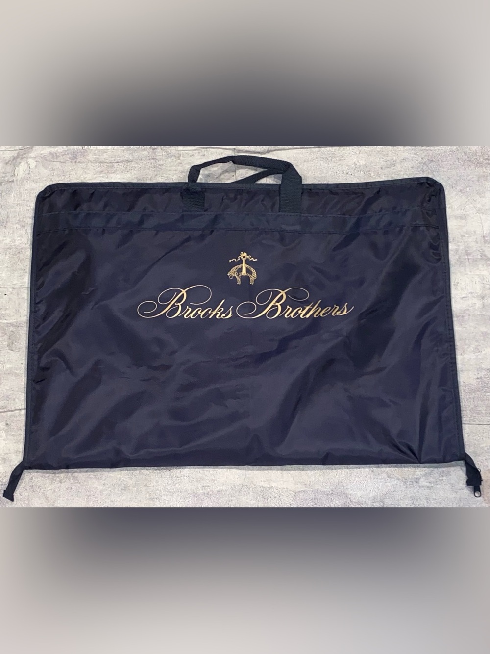 Brooks Brothers Garment Suit Dust Bag Blazer Coat Travel Protect Logo Zip Travel